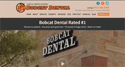 Desktop Screenshot of bobcatdental.com